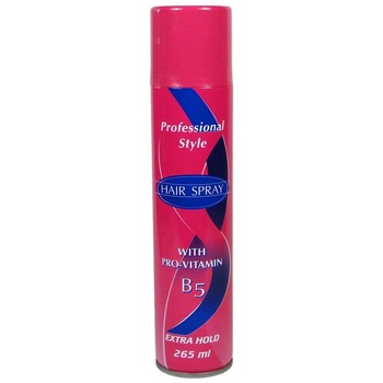Fixativ PROFESSIONAL STYLE Extra Hold 4, 265 ml, cu Keratina pentru Par Fortifiat Fixativ PROFESSIONAL STYLE Extra Hold 4, 265 ml, cu Keratina pentru Par Fortifiat