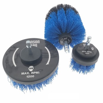 Set 3 perii curatare, Benson, cu adaptor bormasina autofiletanta Set 3 perii curatare, Benson, cu adaptor bormasina autofiletanta