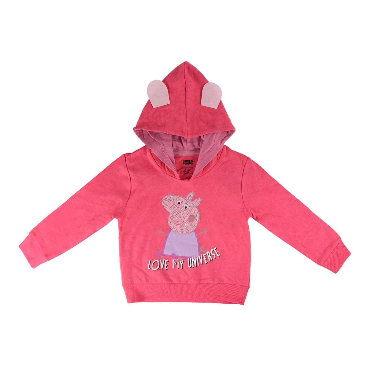 Hanorac Peppa Pig Cu Gluga, Roz