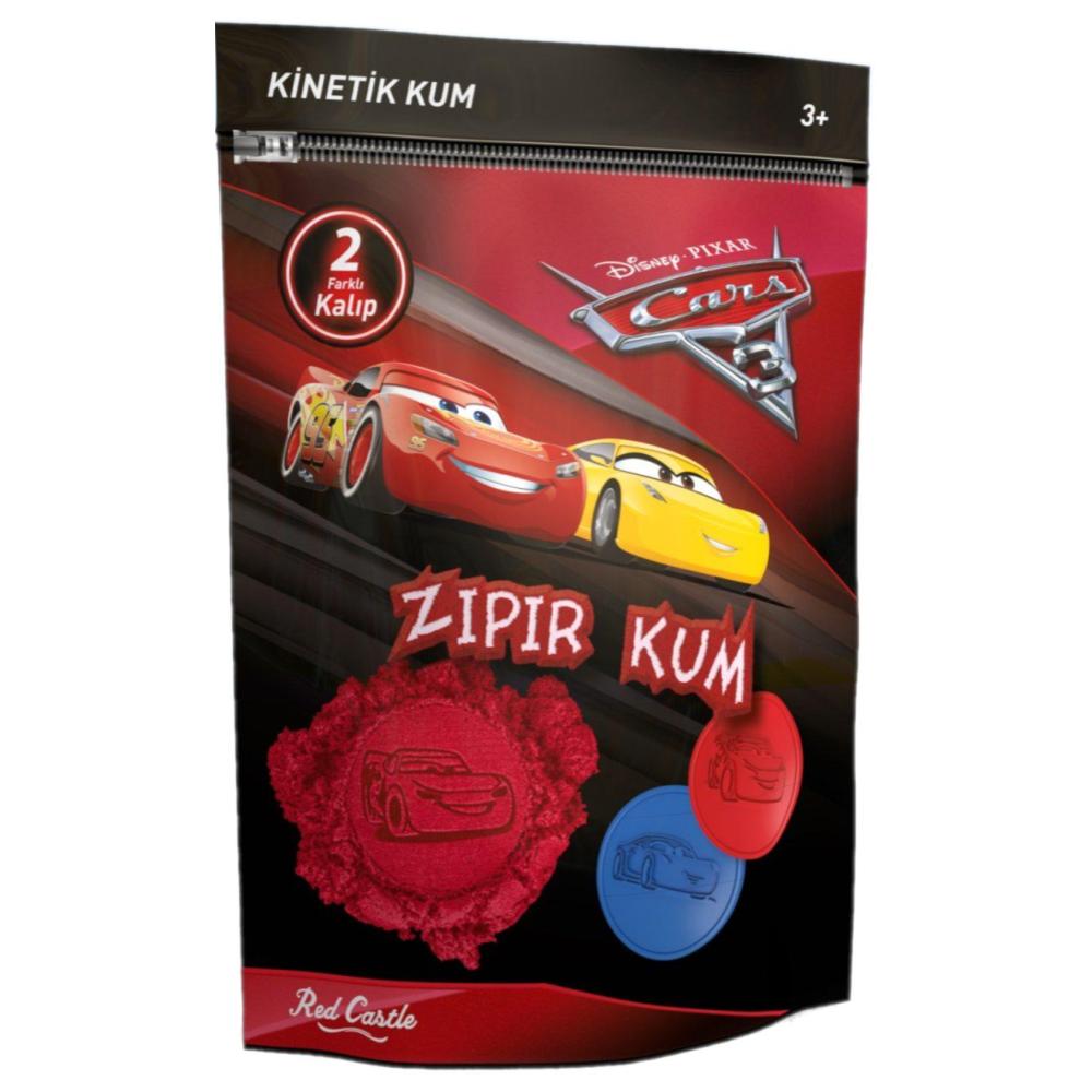 Nisip kinetic, Cars 3, Disney, 250 g, rosu, 2 forme Cars