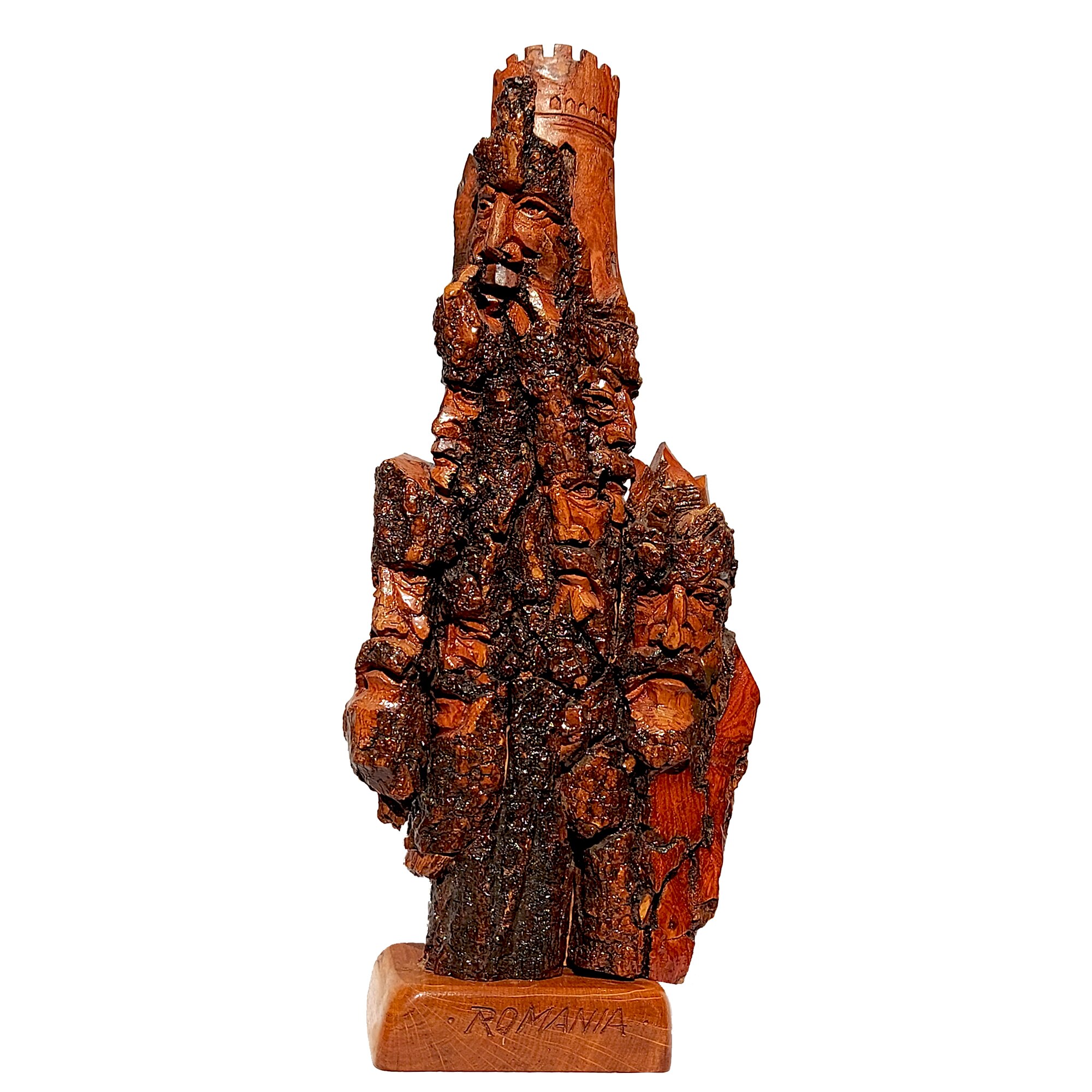 Statueta ArtDeco lemn 