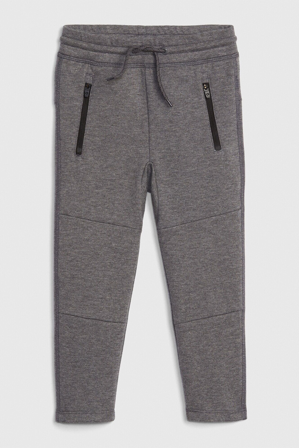 GAP, Pantaloni sport conici cu talie elastica, Gri inchis