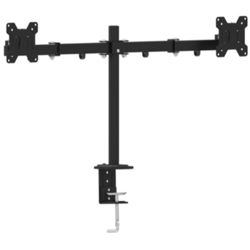 Suport reglabil 2 monitoare 13 - 27 inch, de birou, Gembird, suporta pana la 7 kg, inclinabil, negru Suport reglabil 2 monitoare 13 - 27 inch, de birou, Gembird, suporta pana la 7 kg, inclinabil, negru