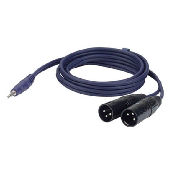 Cablu Profesional DAP Audio cablu Y Mini Jack, XLR 6m