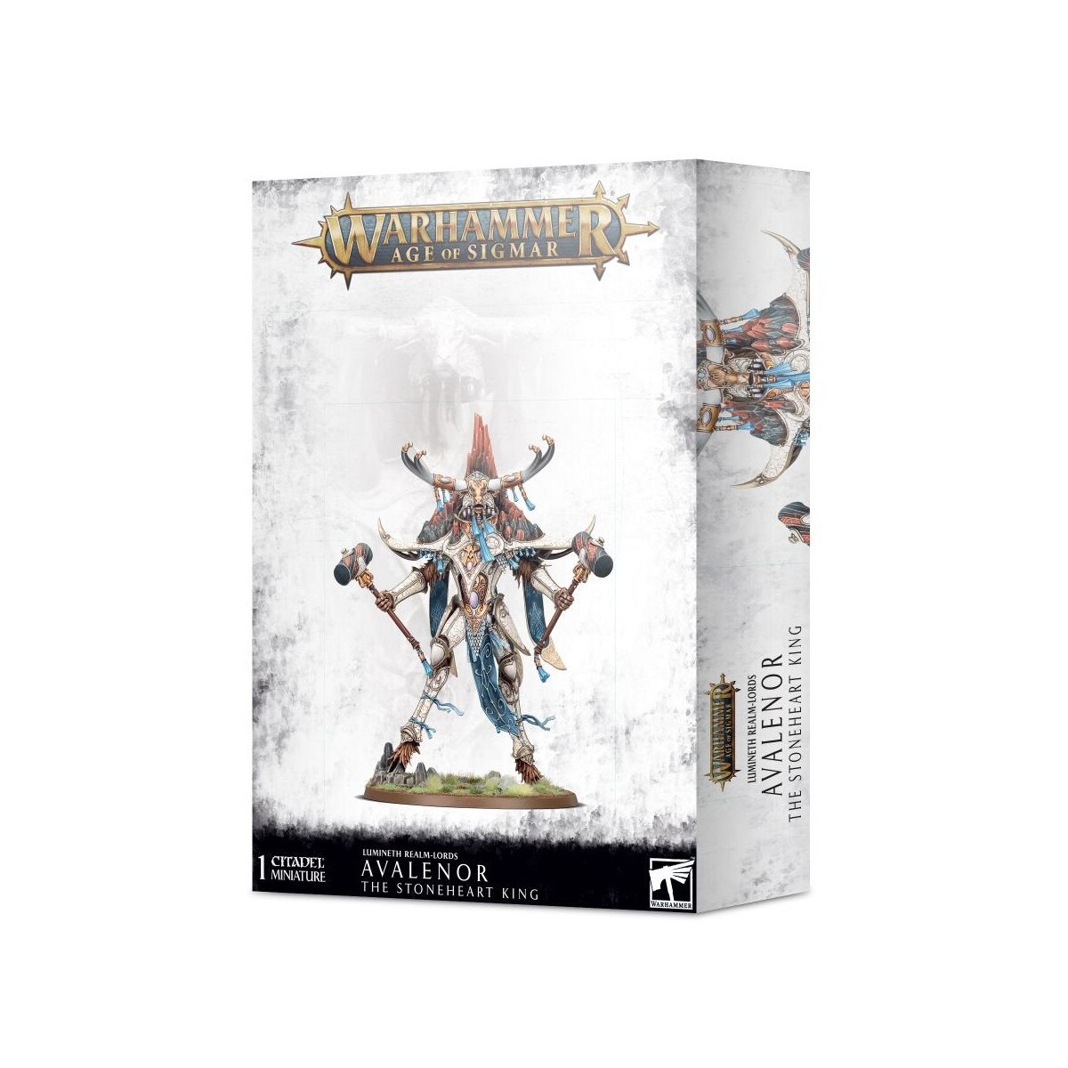 Miniatura Warhammer Age of Sigmar, Games Workshop, Luminenth Real-Lords Avalenor The Stoneheart King