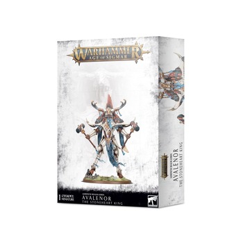 Miniatura Warhammer Age of Sigmar, Games Workshop, Luminenth Real-Lords Avalenor The Stoneheart King Miniatura Warhammer Age of Sigmar, Games Workshop, Luminenth Real-Lords Avalenor The Stoneheart King