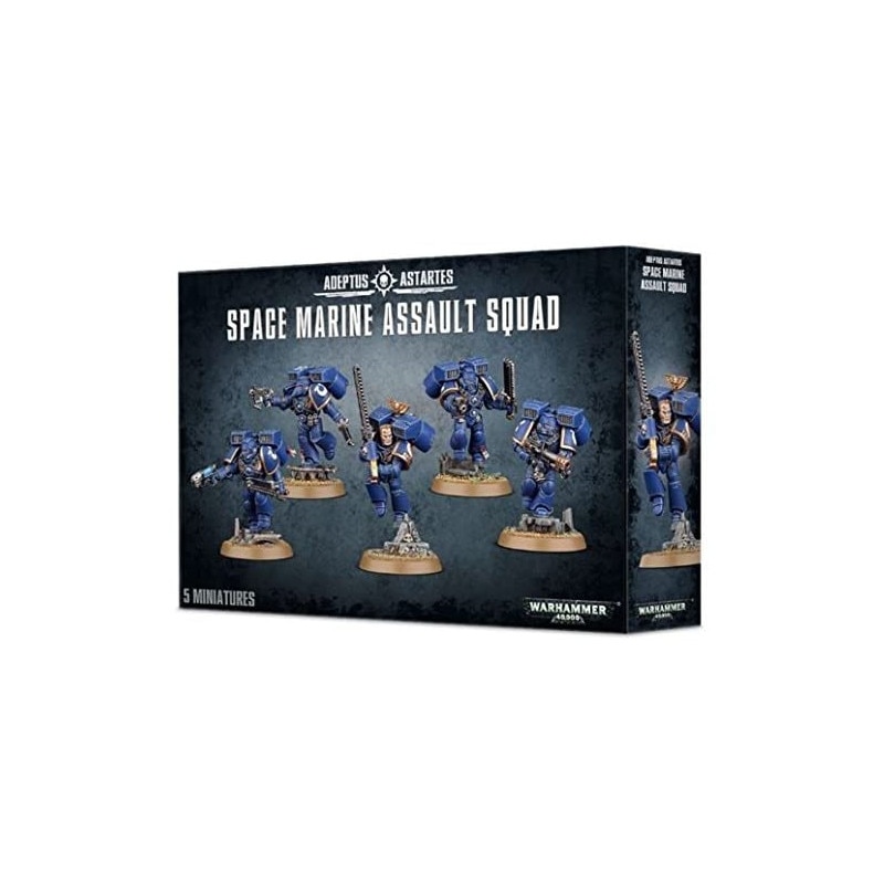 Pachet Miniaturi Warhammer 40k, Games Workshop, Space Marines Assault Squad