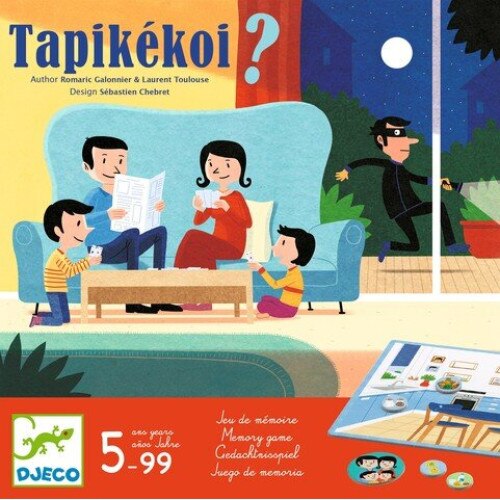 Joc de societate Djeco-Tapikekoi, Ce lipseste din casa?, Djeco Multicolor