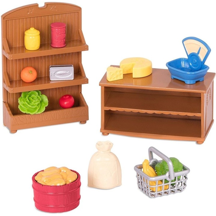 Magazin alimentar Li'L Woodzeez Setul de jocuri