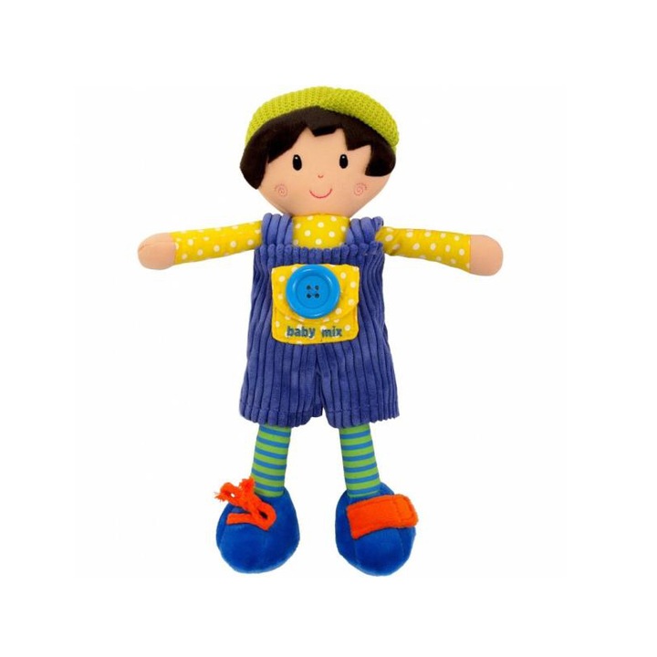 Плюшена играчка BabyOno Arthur 8488-31B, Многоцветна