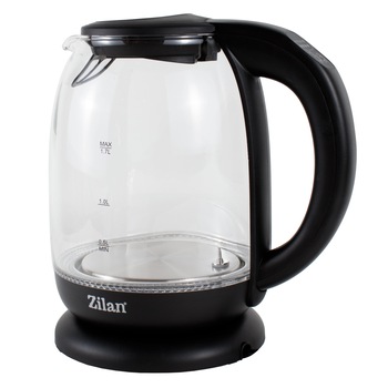 Fierbator electric sticla Zilan cu iluminare LED, temperatura controlata, 1.7l, 2200W / ZLN 3956 Fierbator electric sticla Zilan cu iluminare LED, temperatura controlata, 1.7l, 2200W / ZLN 3956