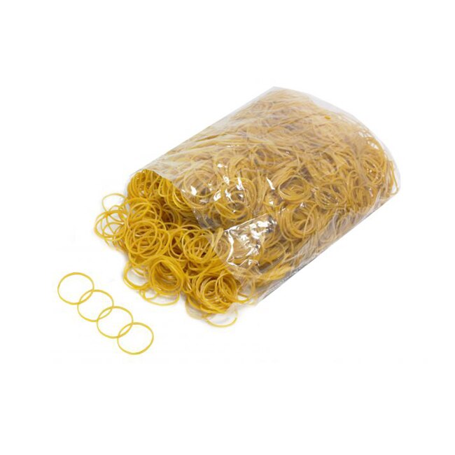 Elastice din cauciuc 25mm, 1kg, galben