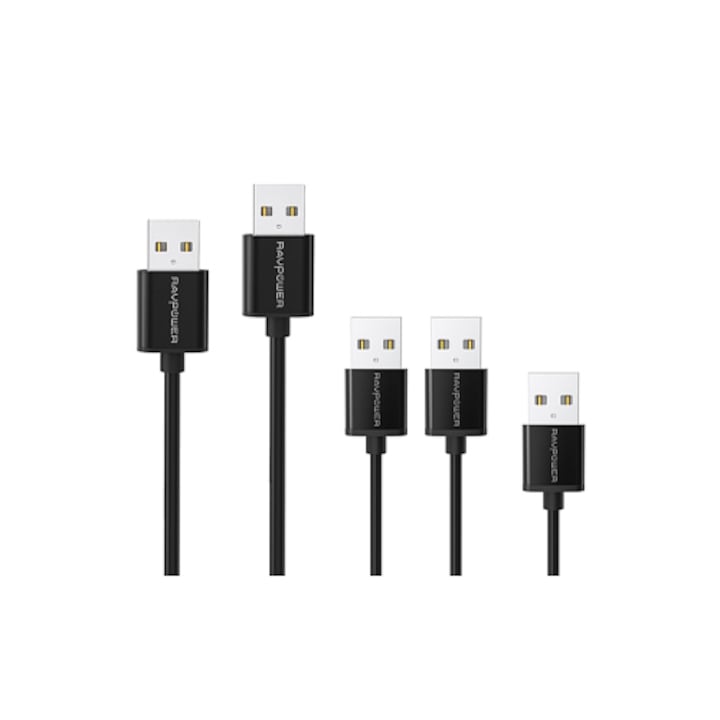 Ravpower RP-LC04 USB/Micro USB kábel szett, Fekete