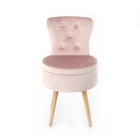 scaun tapitat roz