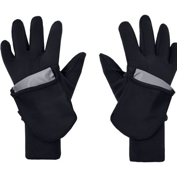 Manusi sport Under Armour Run - Convertible, Negru, S Manusi sport Under Armour Run - Convertible, Negru, S