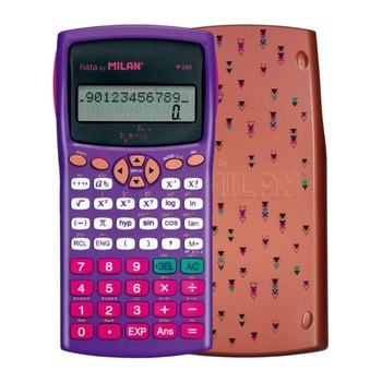 Calculator Stiintific MILAN, 10+2 Digits, 143x75x15 mm, 240 Functii, Corp Plastic, Multicolor Calculator Stiintific MILAN, 10+2 Digits, 143x75x15 mm, 240 Functii, Corp Plastic, Multicolor