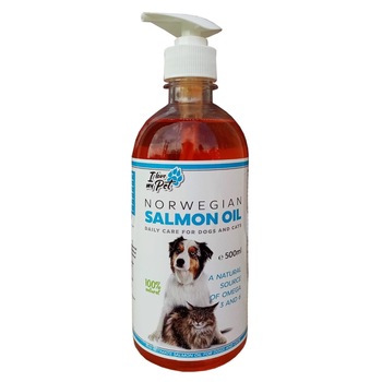 Ulei de somon norvegian, I Love My Pet, 500 ml Ulei de somon norvegian, I Love My Pet, 500 ml