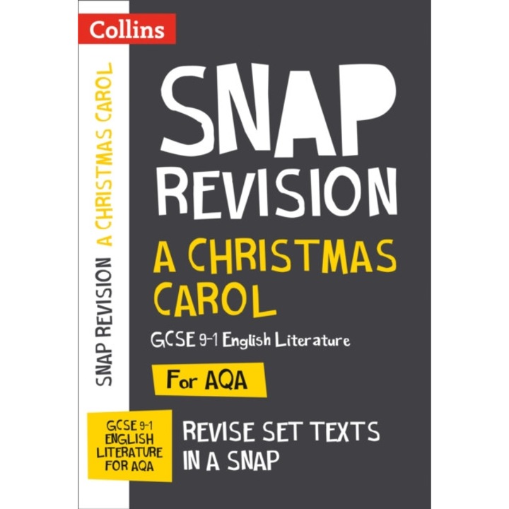 A Christmas Carol: AQA GCSE 9-1 English Literature Text Guide For the 2020 Autumn & 2021 Summer Exams, Collins GCSE