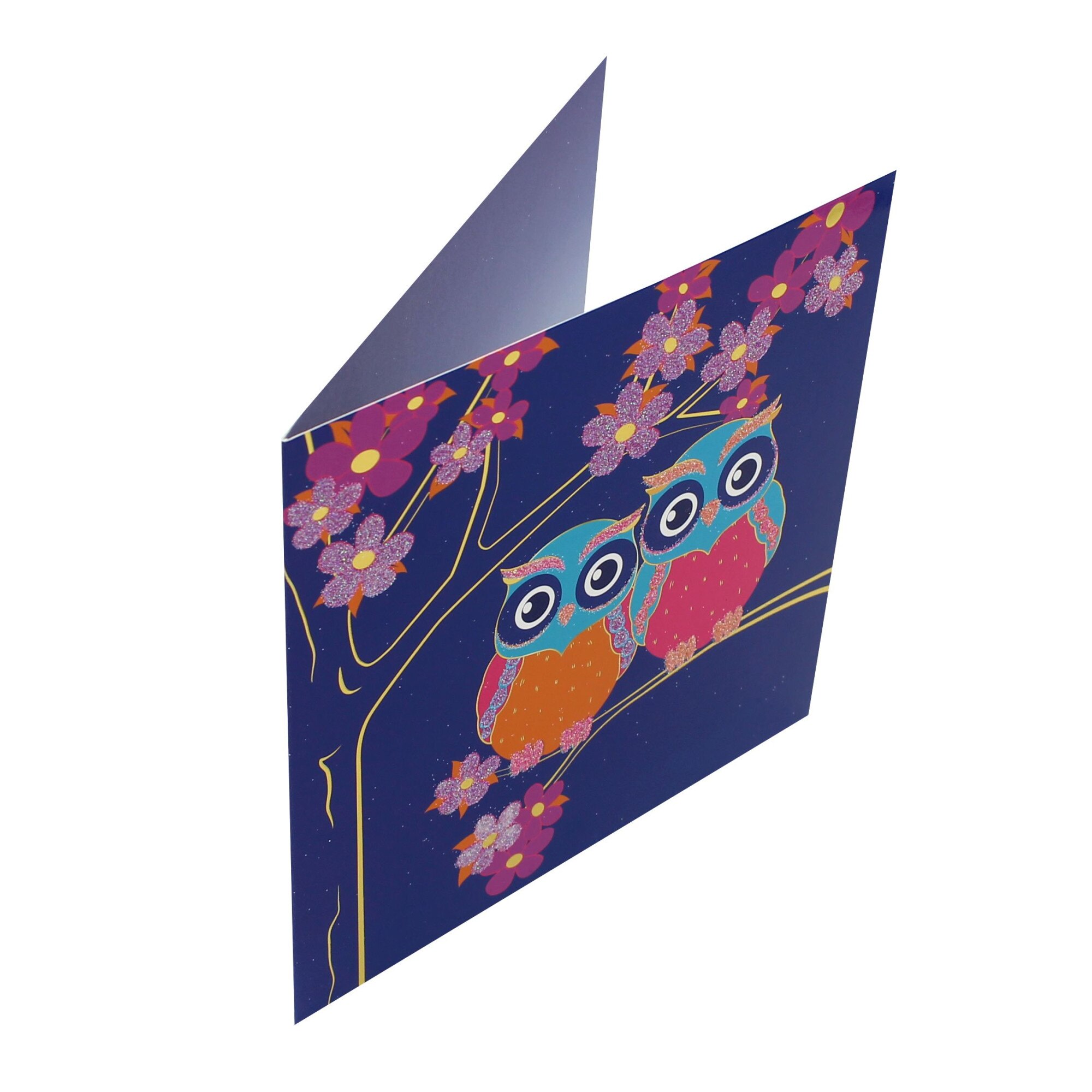 Felicitare Premium Vivid Owls