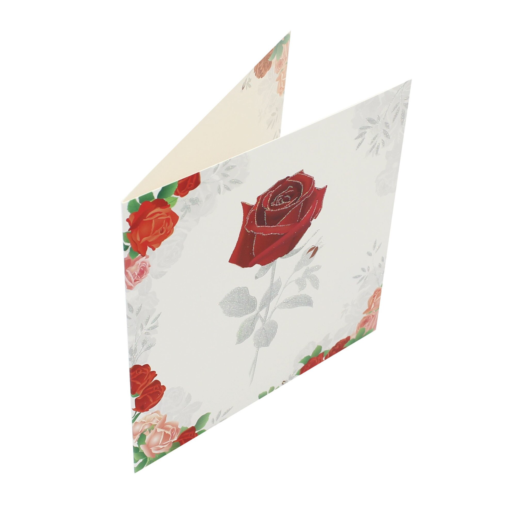 Felicitare Premium Shimmering Rose