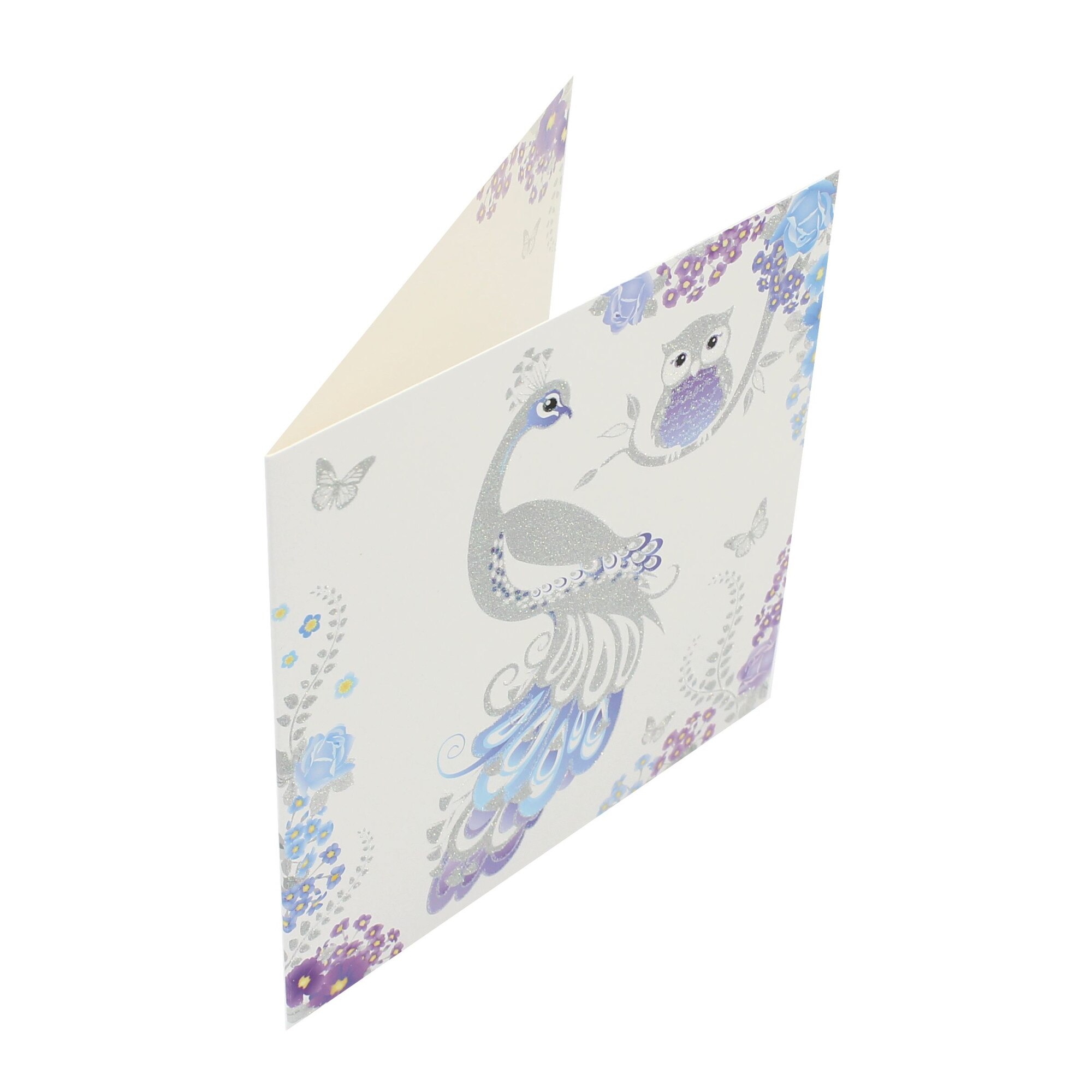 Felicitare Premium Shimmering Birds