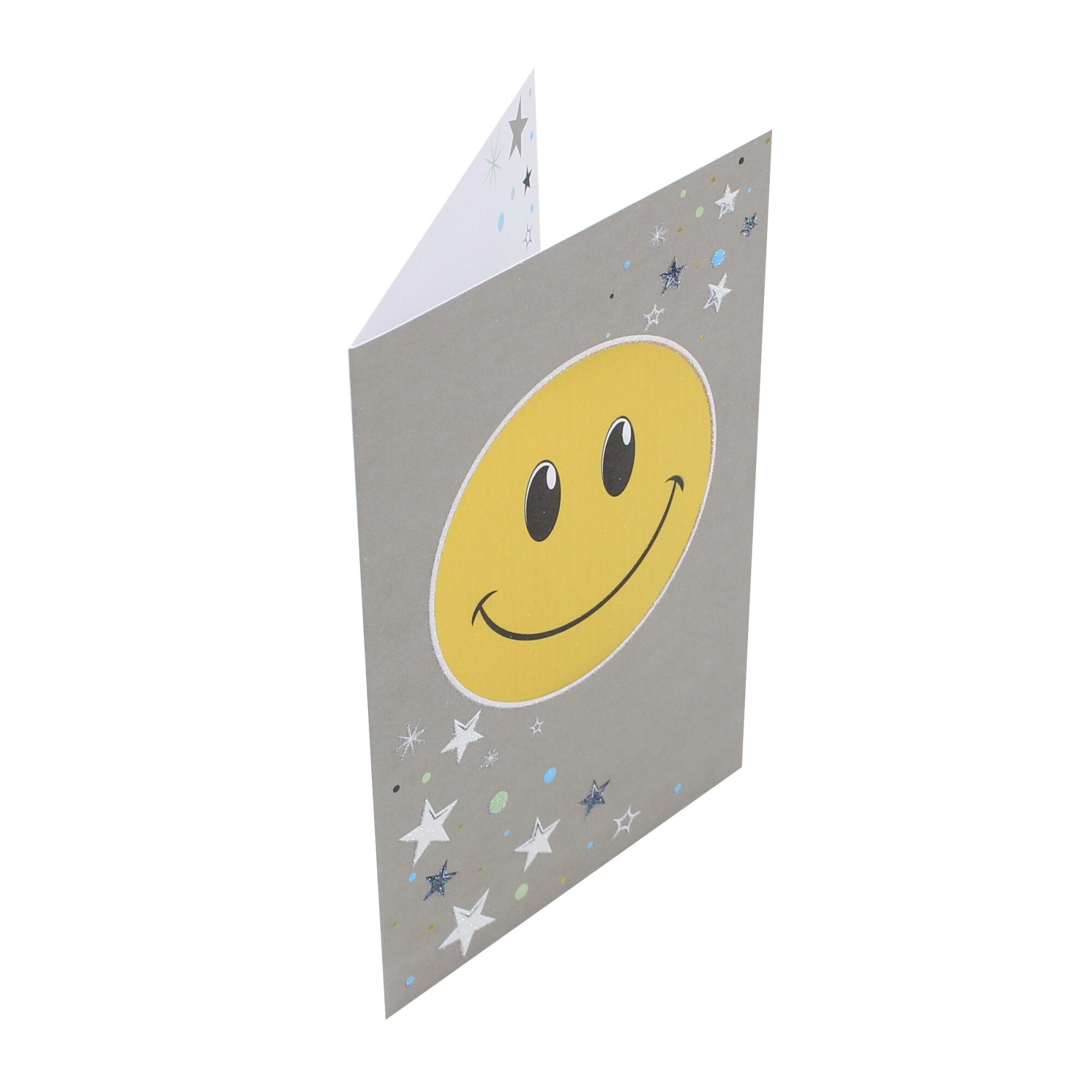 Felicitare Premium Glittery Face