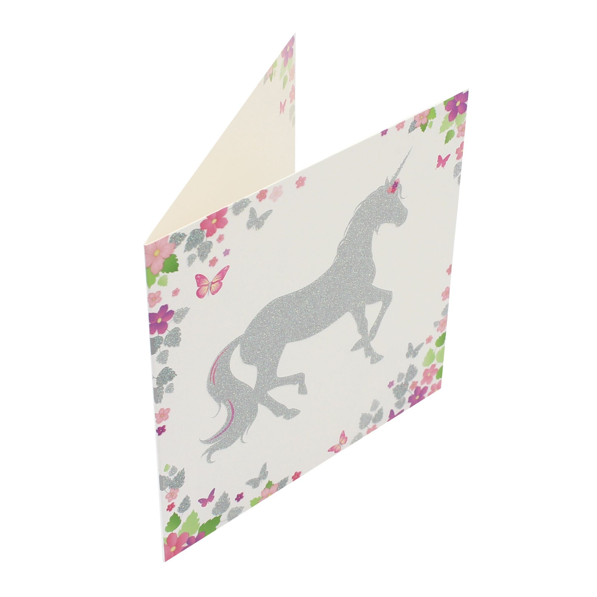 Felicitare Premium Shimmering Unicorn