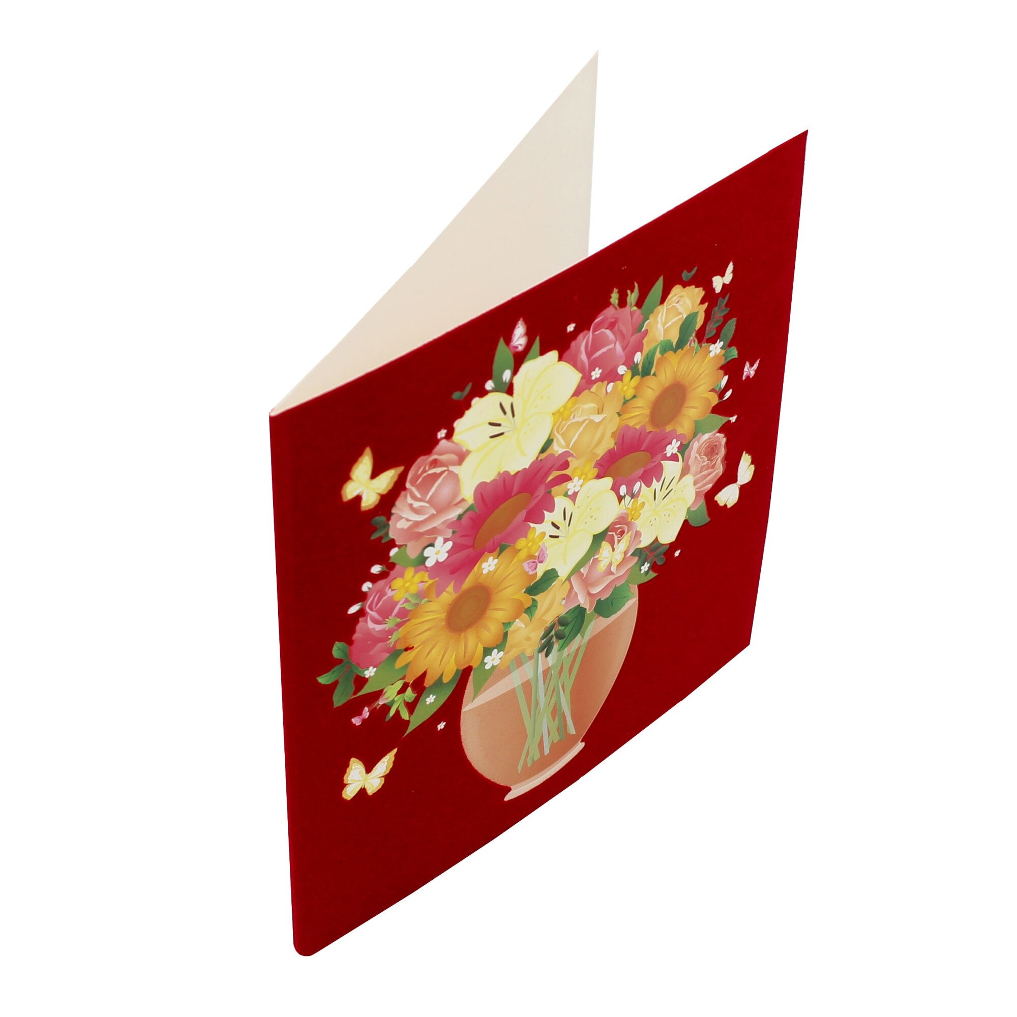 Felicitare Gold Graceful Bouquet