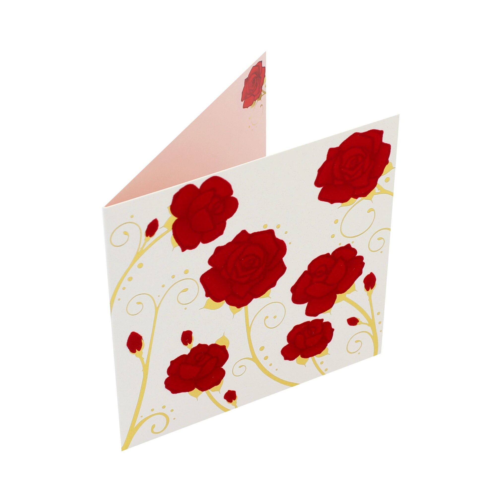 Felicitare Gold Fabulous Roses