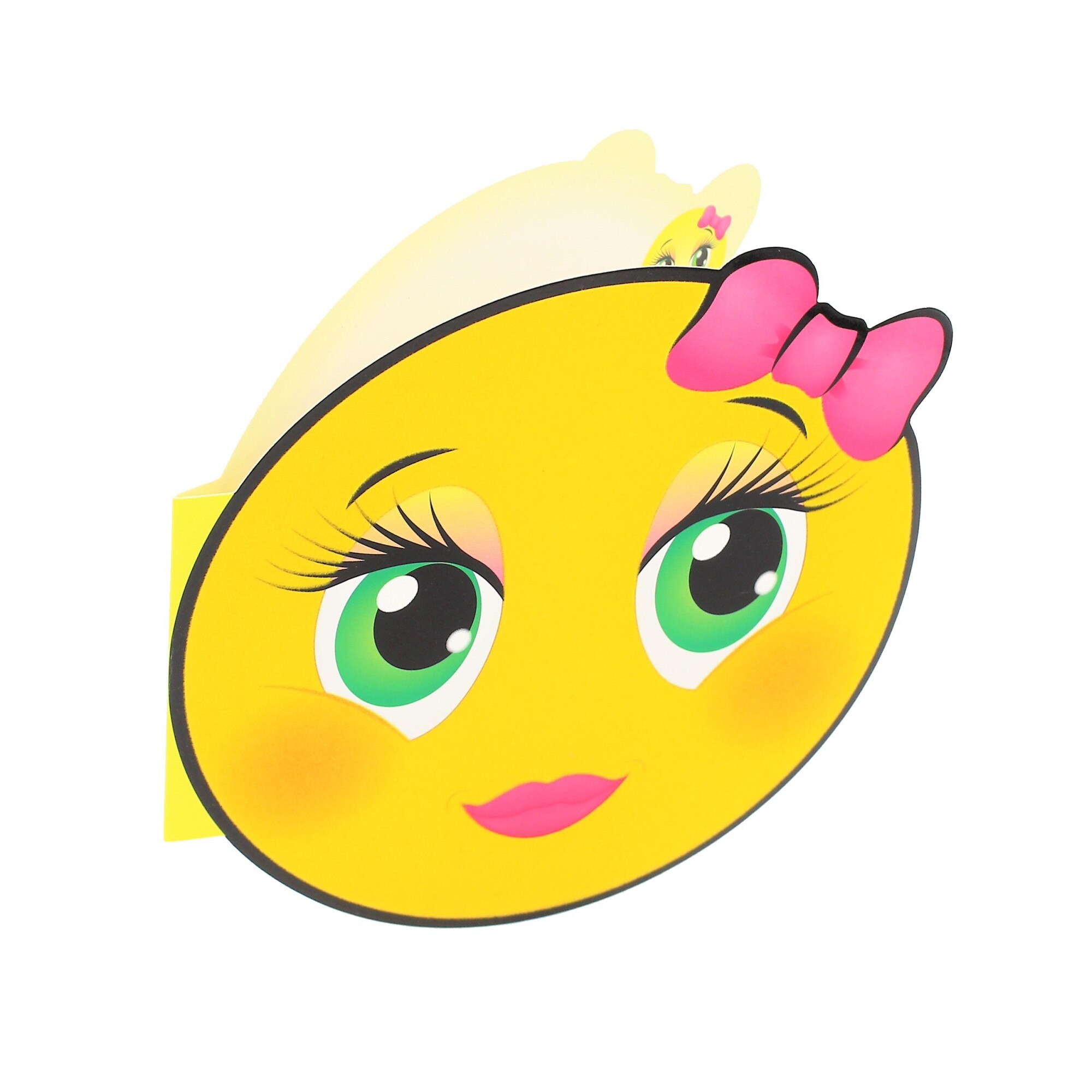 Felicitare Gold Girl Face