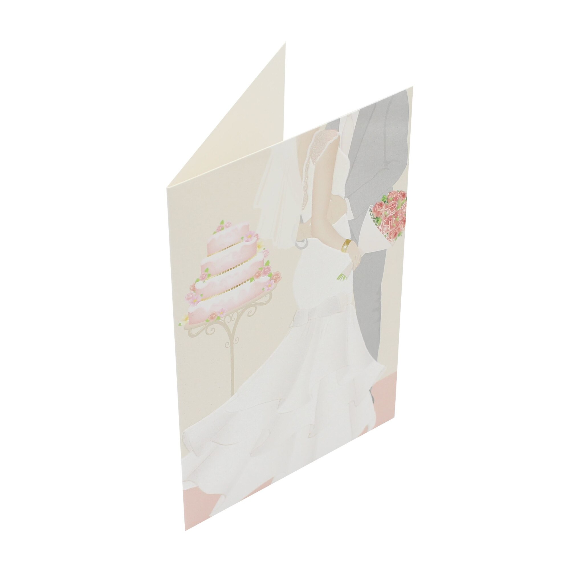 Felicitare Gold Hugging Couple