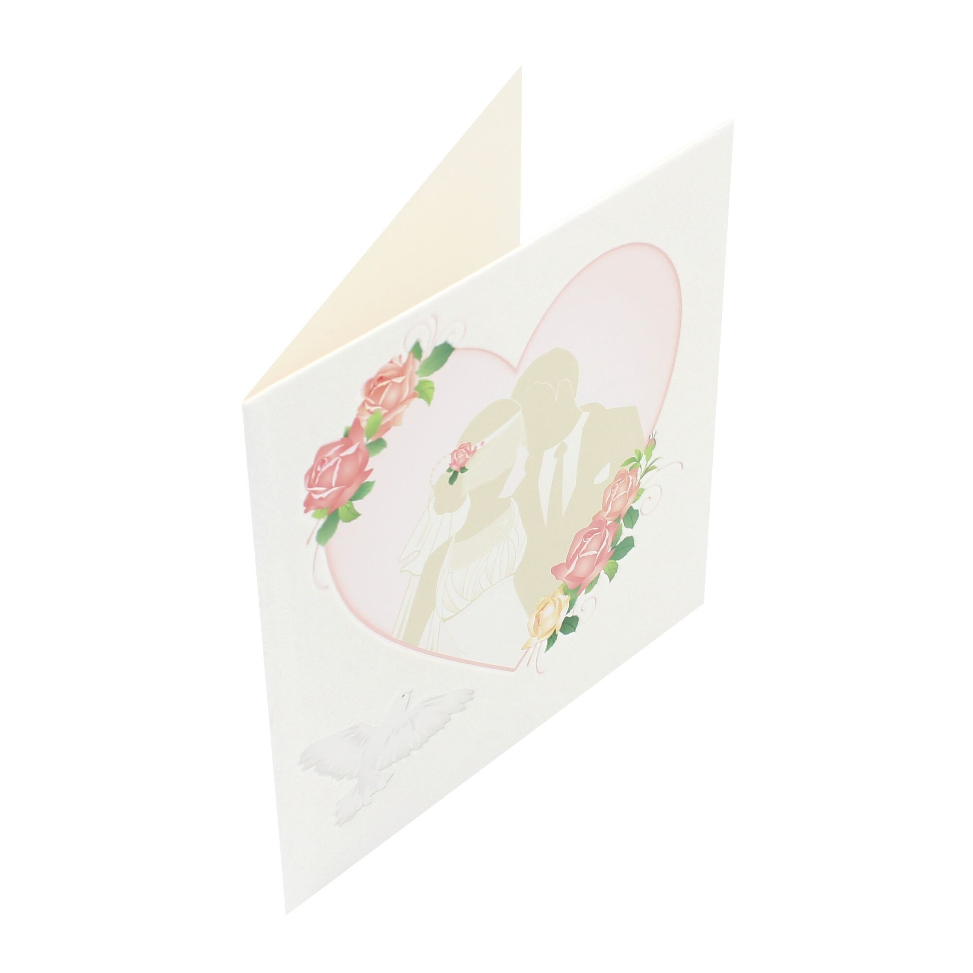 Felicitare Gold Heart Couple