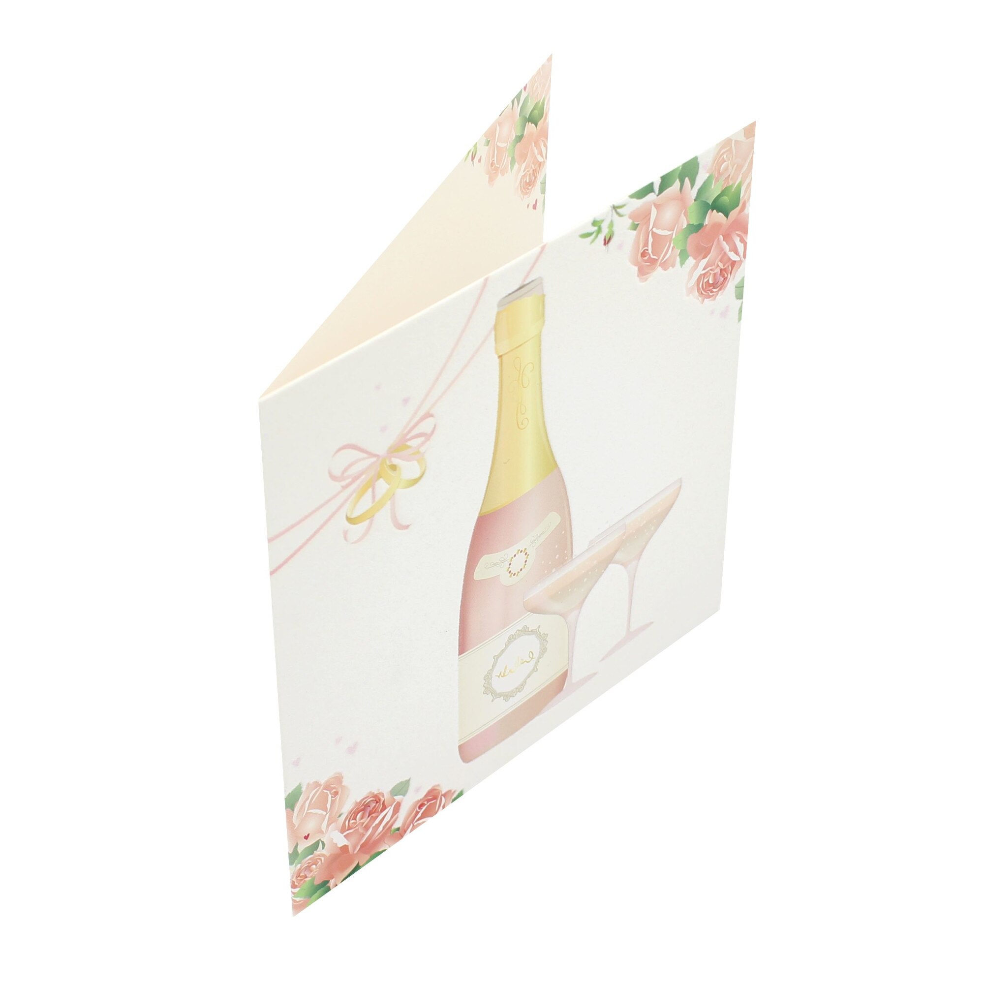 Felicitare Gold Sparkling Wedding