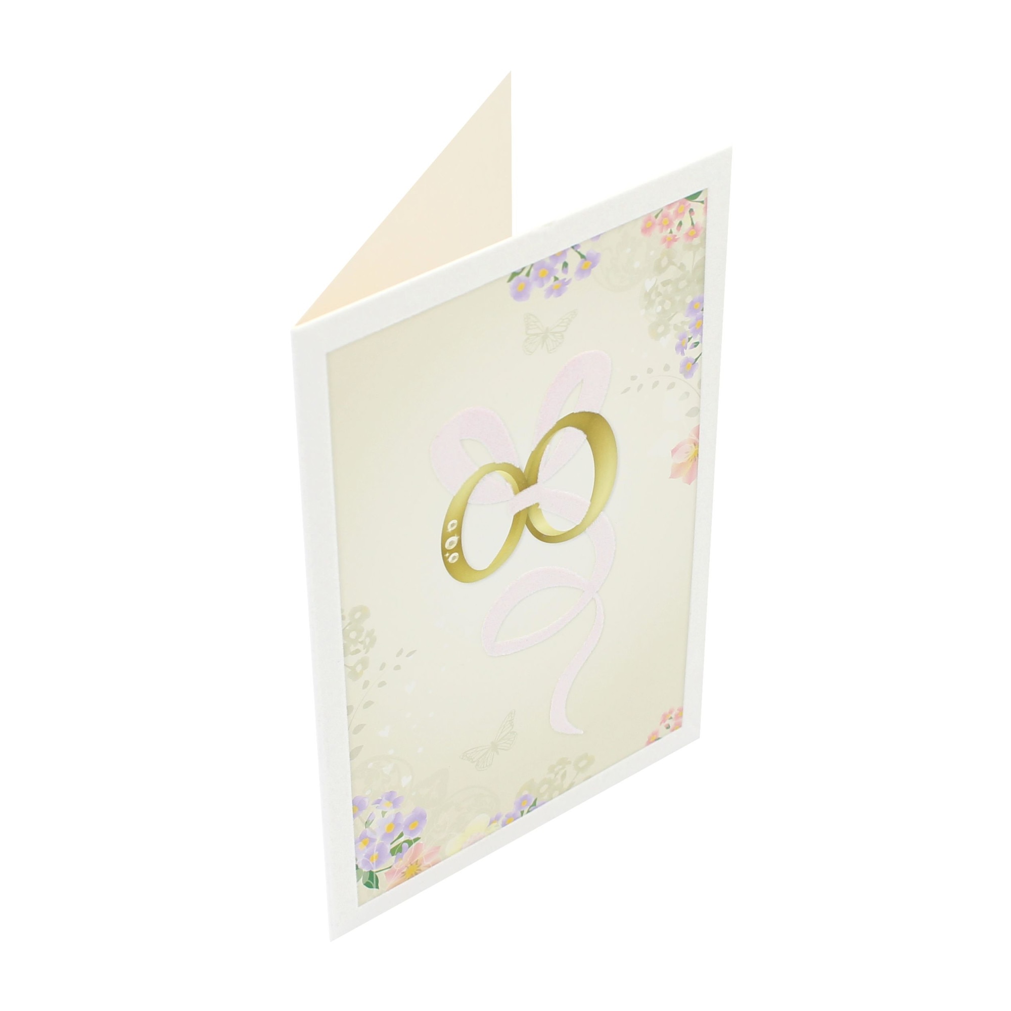 Felicitare Gold Wedding Bow