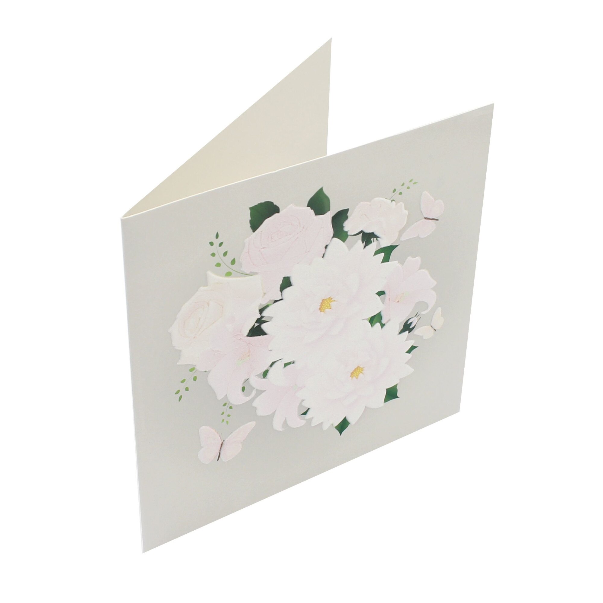 Felicitare Gold Sweet Flowers