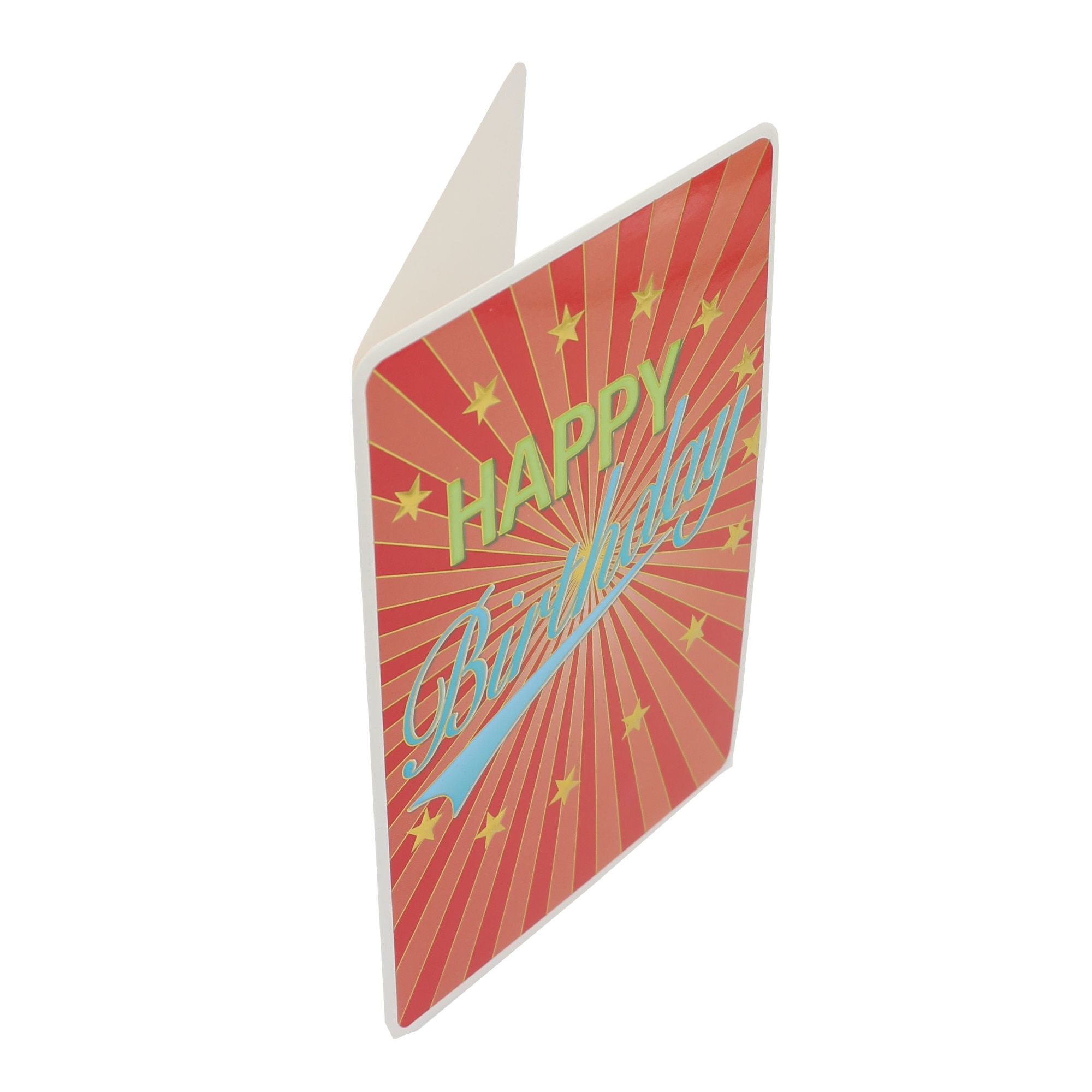 Felicitare Gold Retro B-day