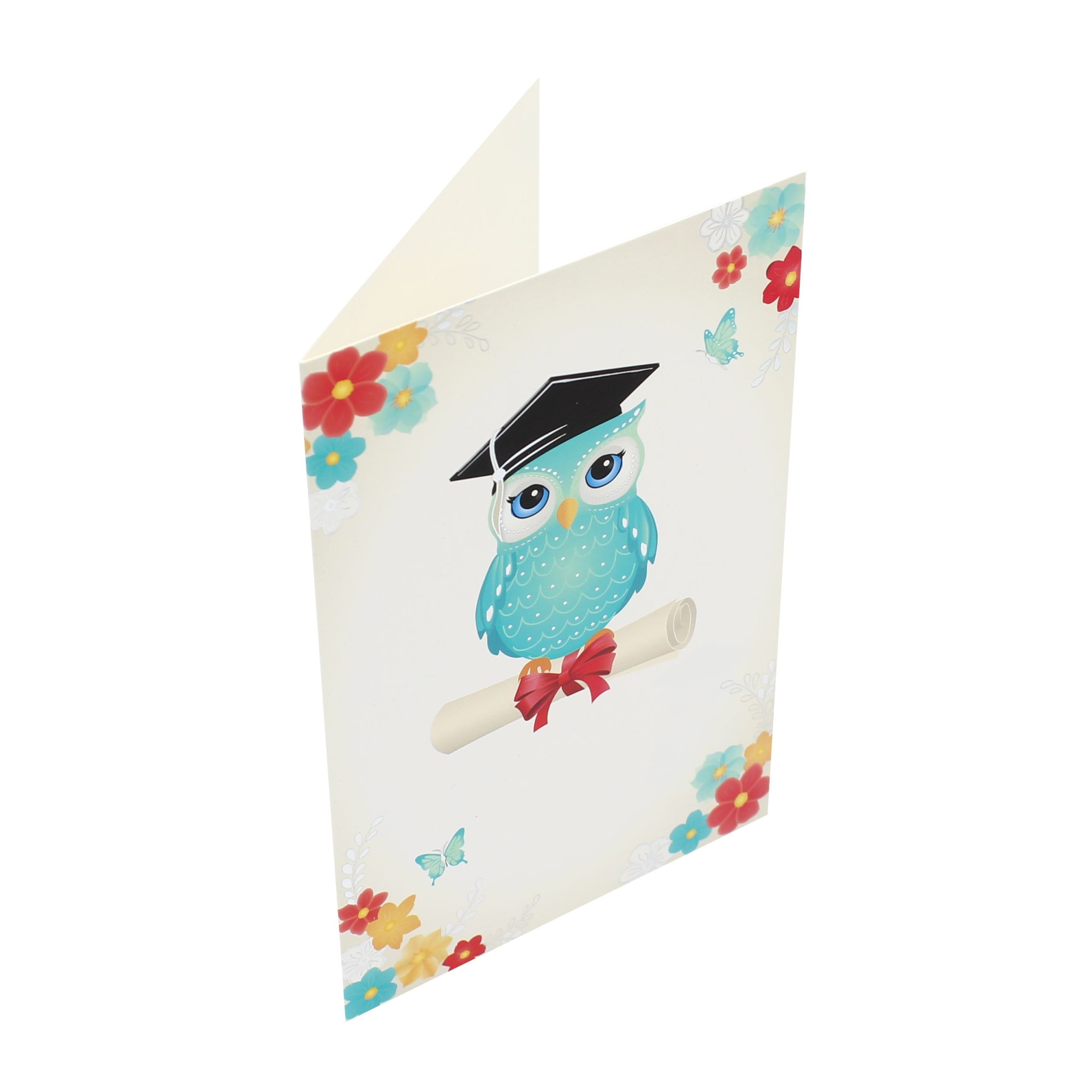 Felicitare Gold Exam Owl