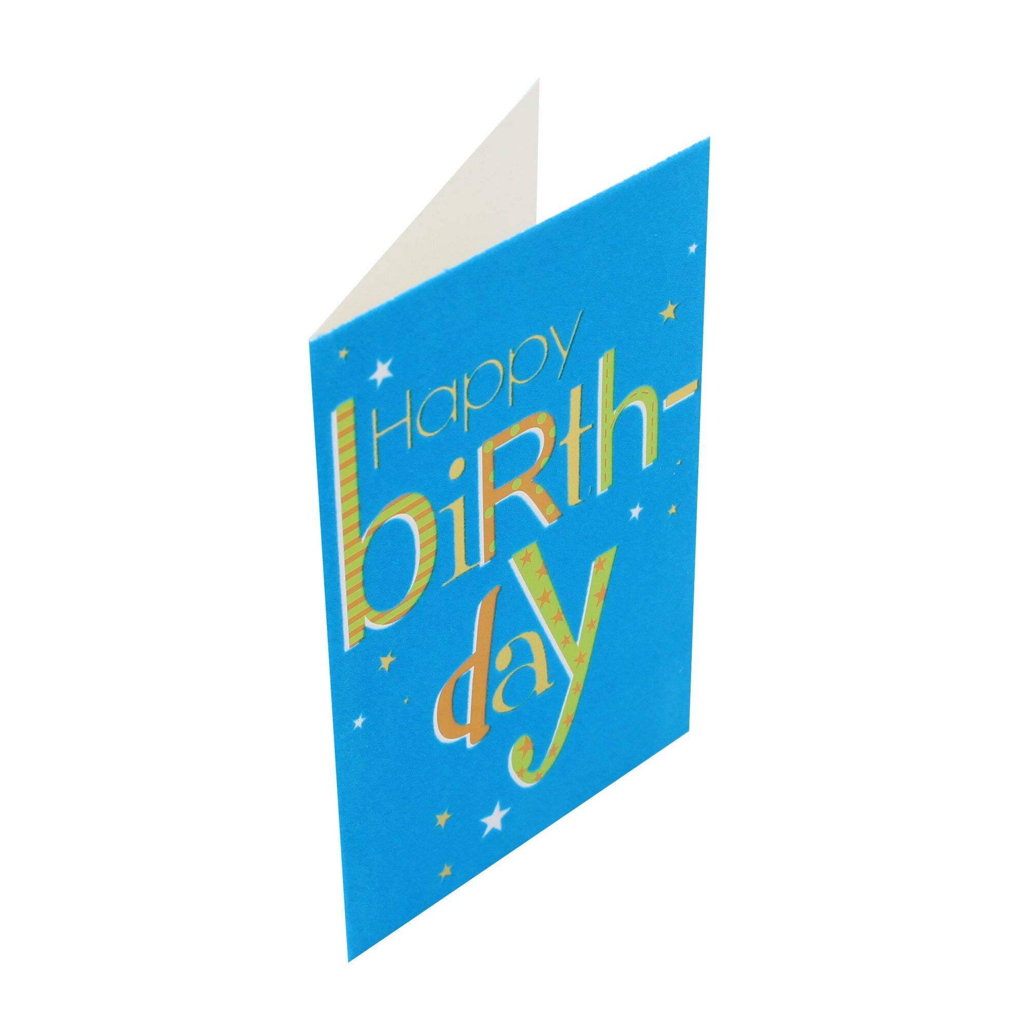 Felicitare Gold Vibrant B-day