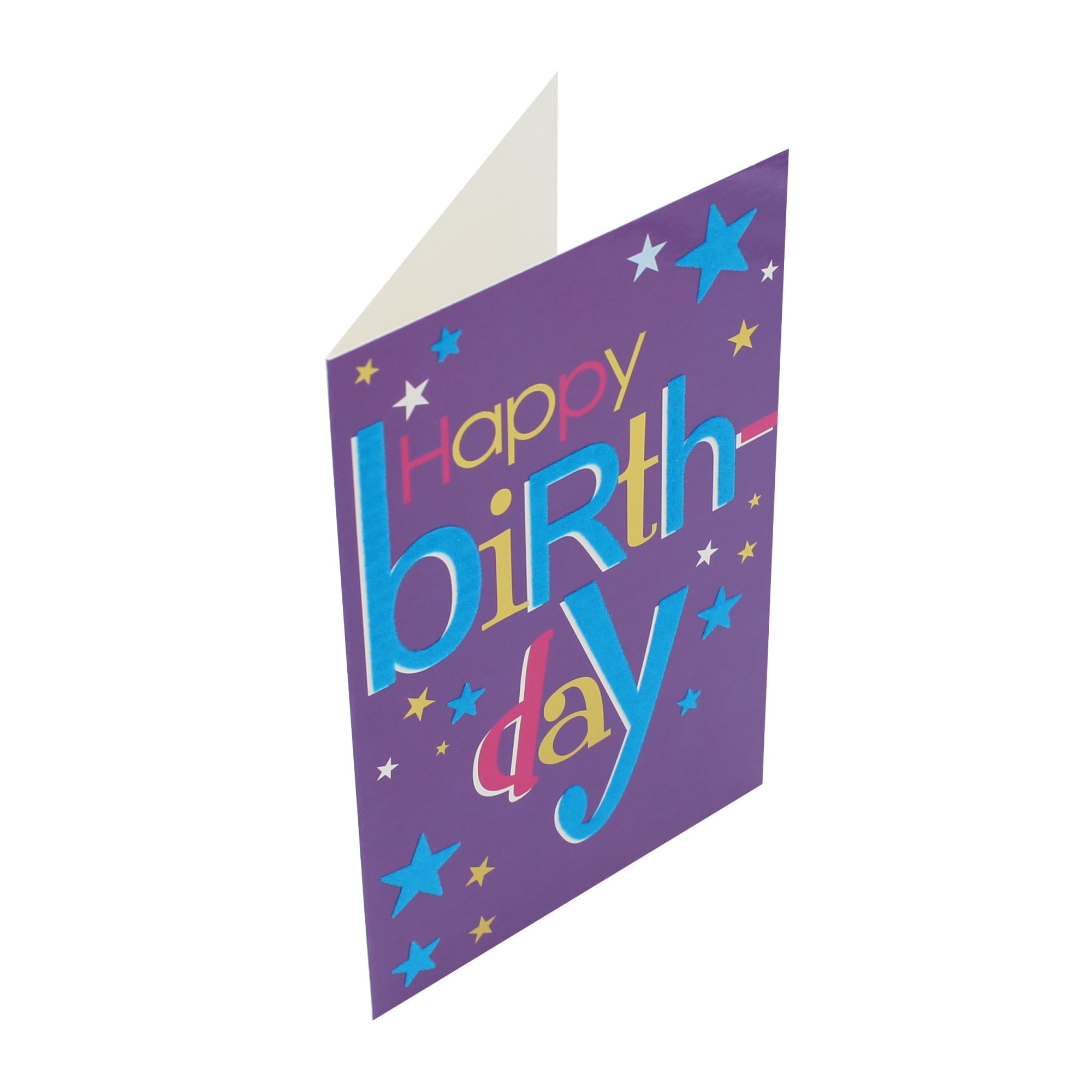 Felicitare Gold Vibrant Birthday