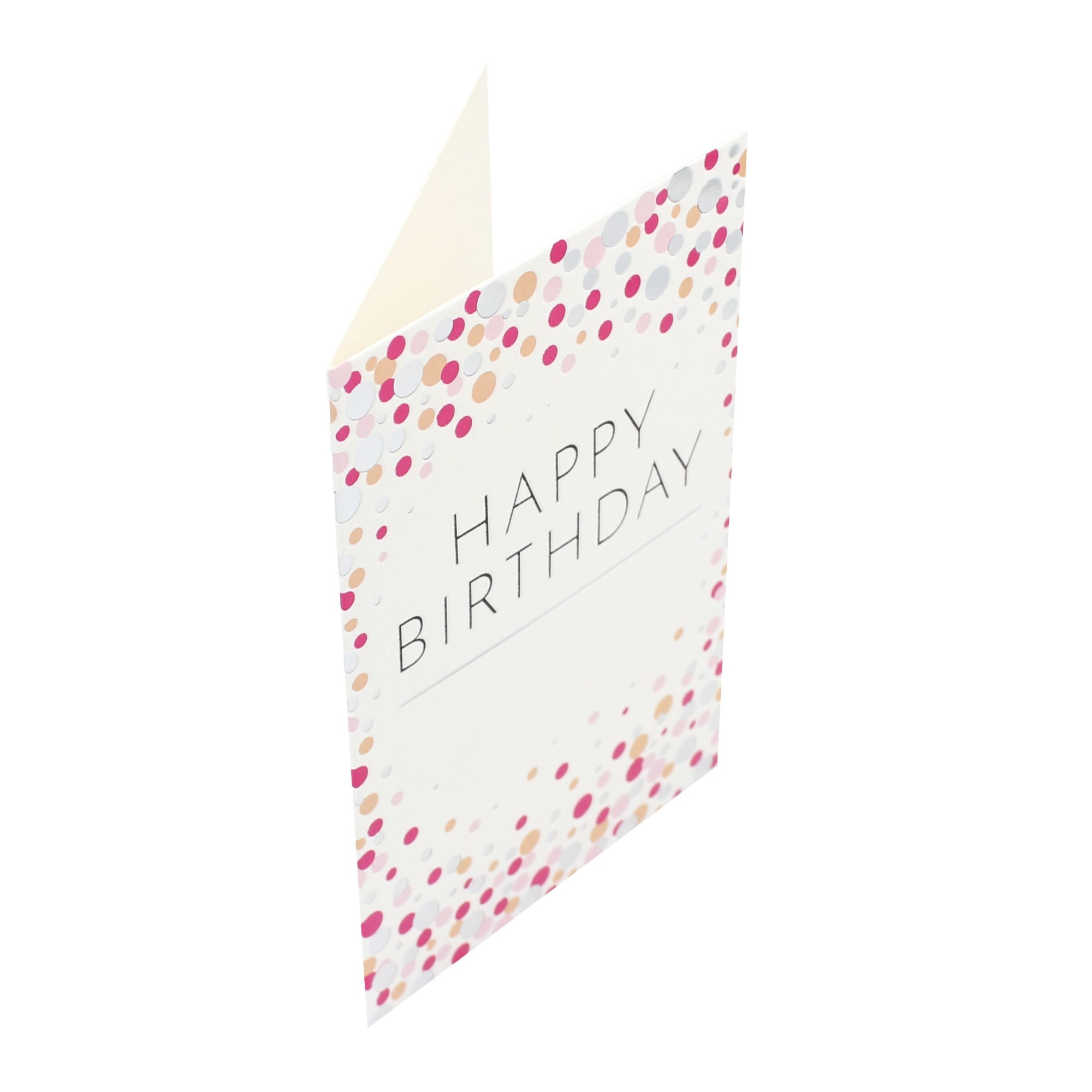 Felicitare Gold Confetti Birthday