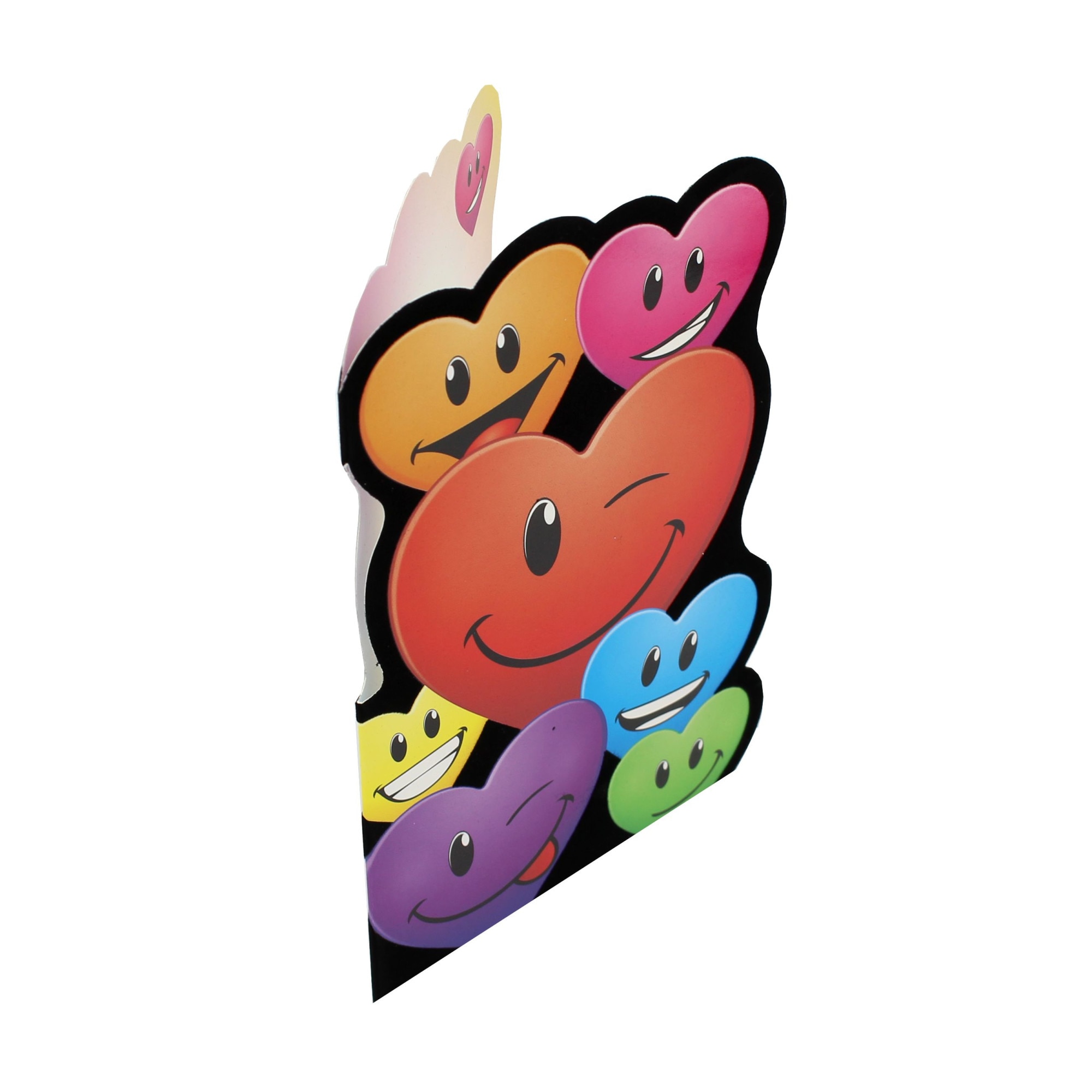 Felicitare Gold Smiling Hearts