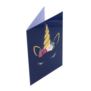 Felicitare Gold Gleaming Unicorn Felicitare Gold Gleaming Unicorn