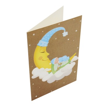 Felicitare Gold Sleepy Blue Moon Felicitare Gold Sleepy Blue Moon