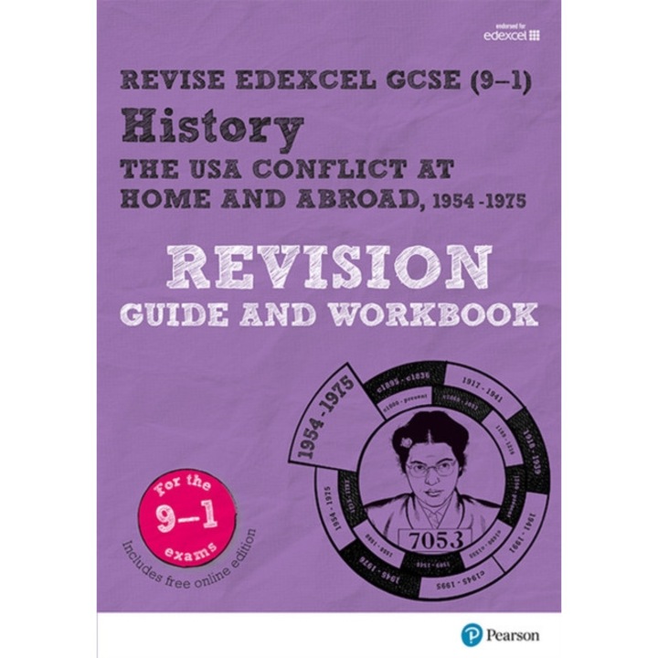Pearson Edexcel GCSE (9-1) History The USA, 1954-75: conflict at home and abroad Revision Guide and Workbook Catch-up and revise, Payne Victoria