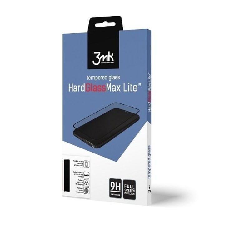 Стъклен протектор 3Mk Hg Max Lite за iPhone 11 Pro, черен
