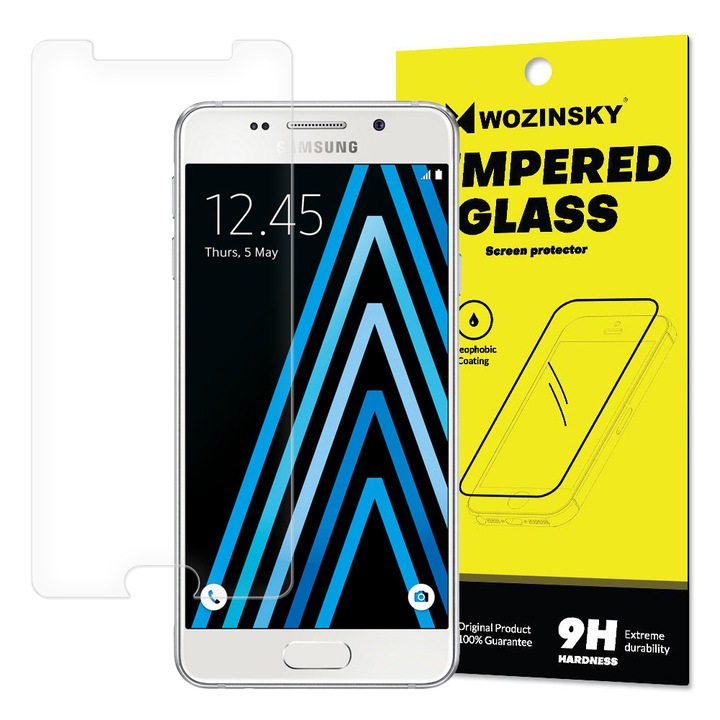 Протектор Datamax за Samsung Galaxy A3 2016 от закалено стъкло /Tempered glass screen protector/, прозрачен