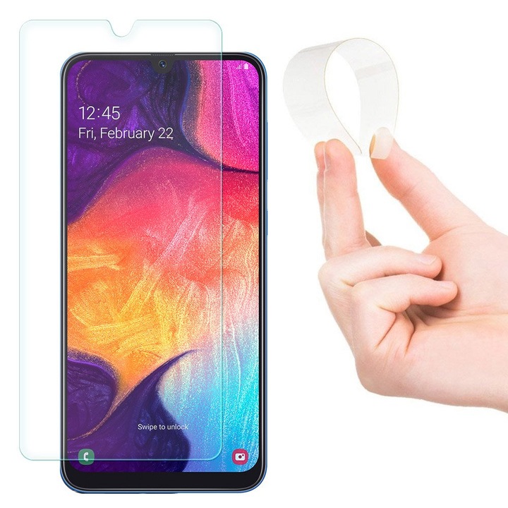Kijelzővédő Samsung Galaxy A50 mobiltelefonhoz | Wozinsky Flexi Nano Hybrid