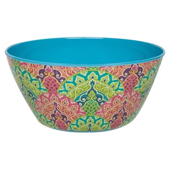 Bol Rotund de Servire, New Line, Melamina, Imprimeu Multicolor, 3 Litri Bol Rotund de Servire, New Line, Melamina, Imprimeu Multicolor, 3 Litri