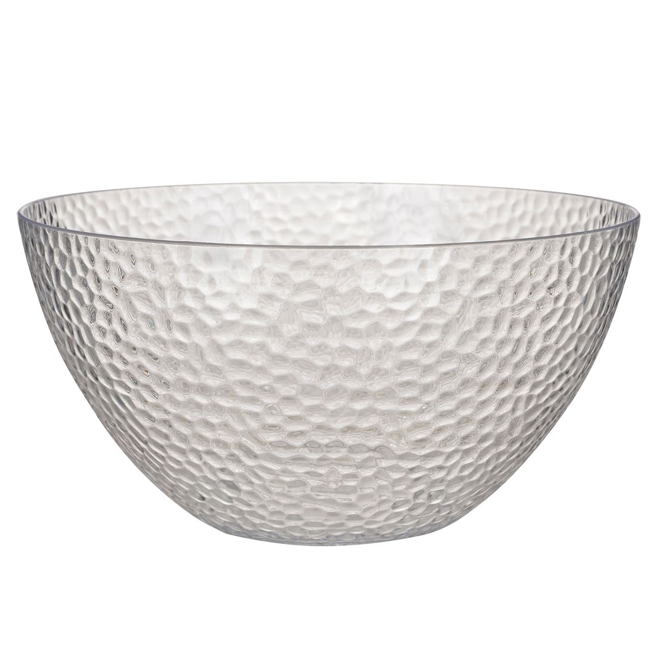 Bol Rotund de Servire, New Line, Plastic, 4 Litri, Transparent