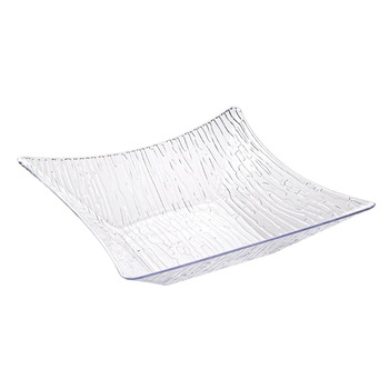 Bol de Fructe Patrat, New Line, Plastic, 2 Litri, Transparent Bol de Fructe Patrat, New Line, Plastic, 2 Litri, Transparent